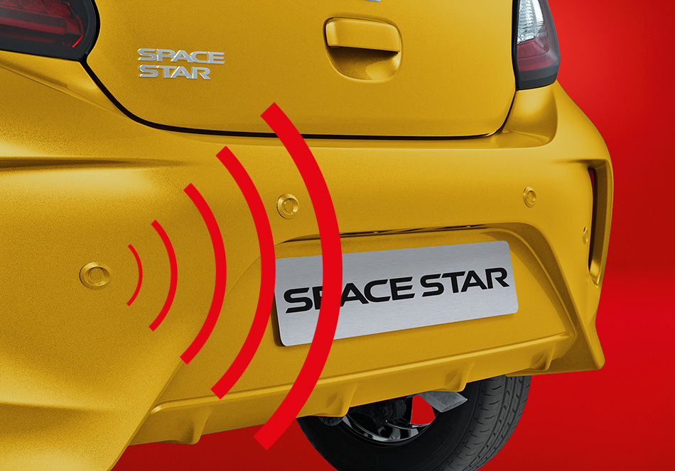 Einparkhilfe für den Mitsubishi Space Star